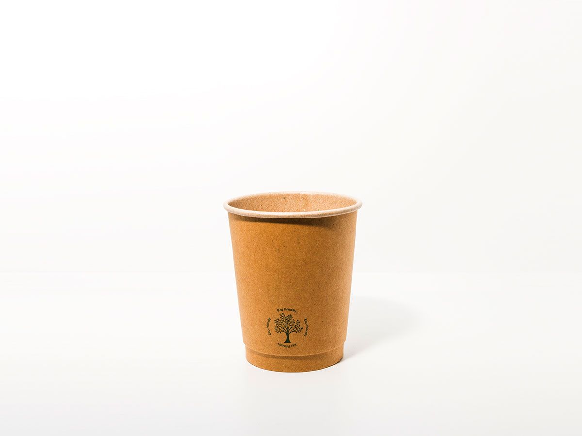 Download 8oz Kraft Double Wall Paper Coffee Cup - 250ml (500pcs) | Partyware Pty Ltd