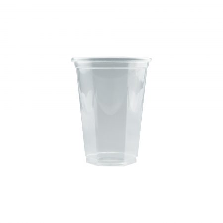 285ml Hexagonal Clear Beer Cup Pk50