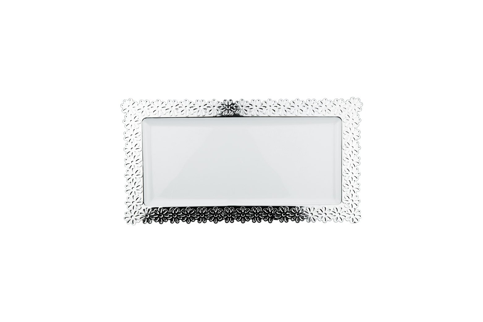 360mm x 157mm Heavy Duty Serving Platter With Silver Rim