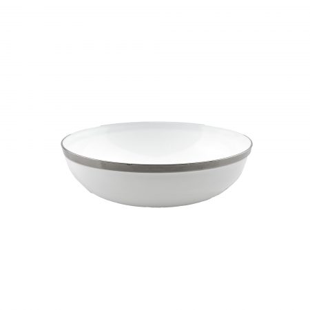 142mm Heavy Duty Salad Bowl With Silver Rim (4)