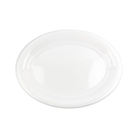360mm x 480mm White Oval Tray