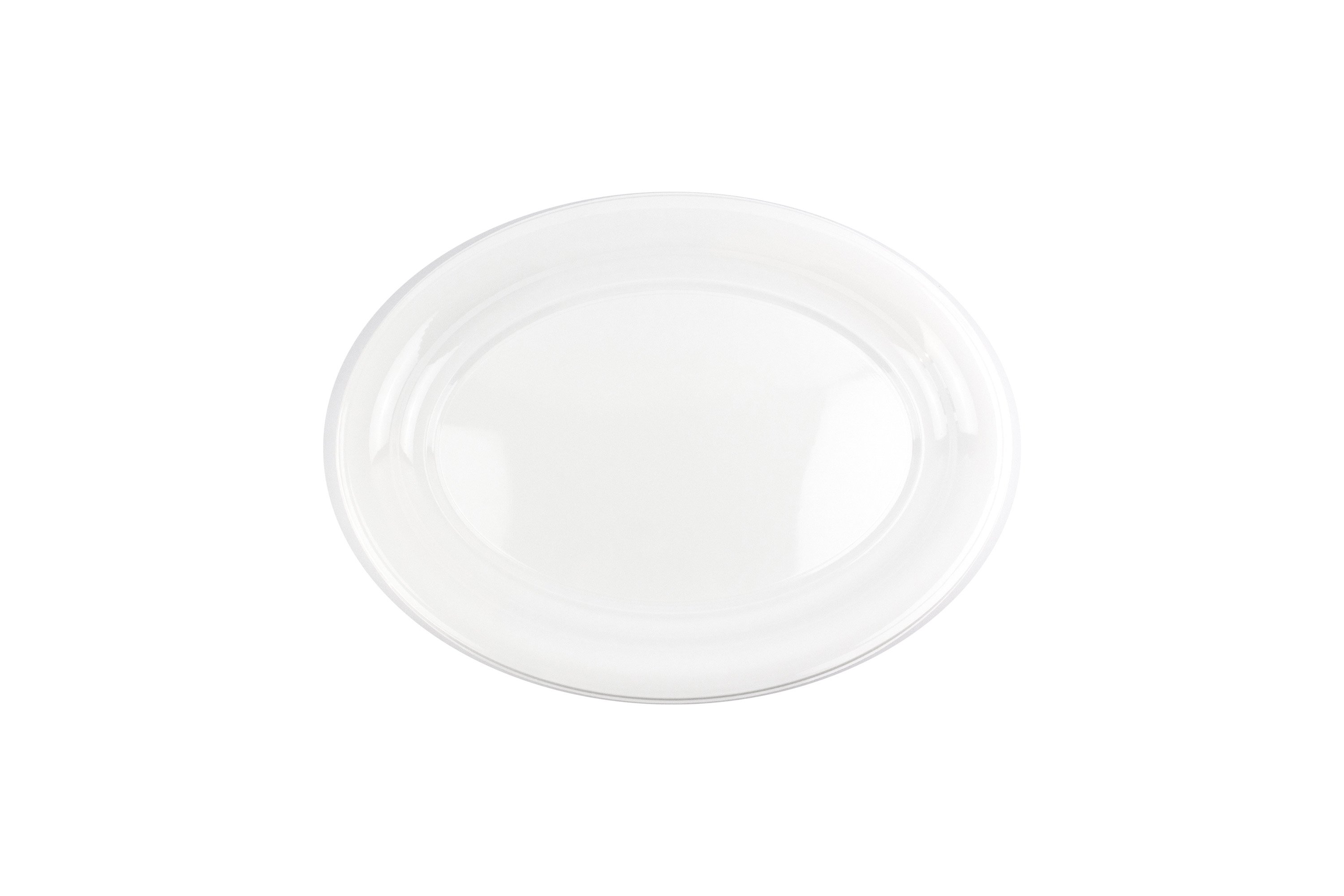 360mm x 480mm White Oval Tray