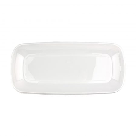 175mm x 390mm White Serving Tray