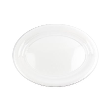 275mm x 390mm White Oval Tray