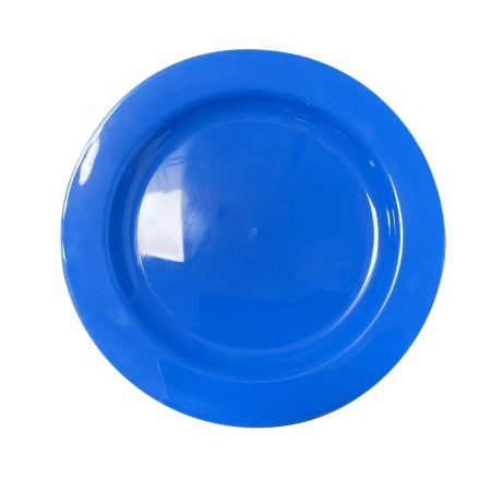 230mm Reusable Dinner Plate Blue Pk10