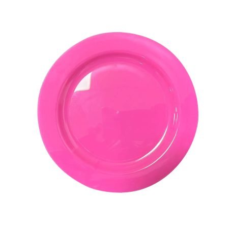 180mm Reusable Snack Plate Pink