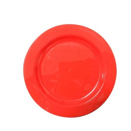 230mm Reusable Dinner Plate Red Pk10