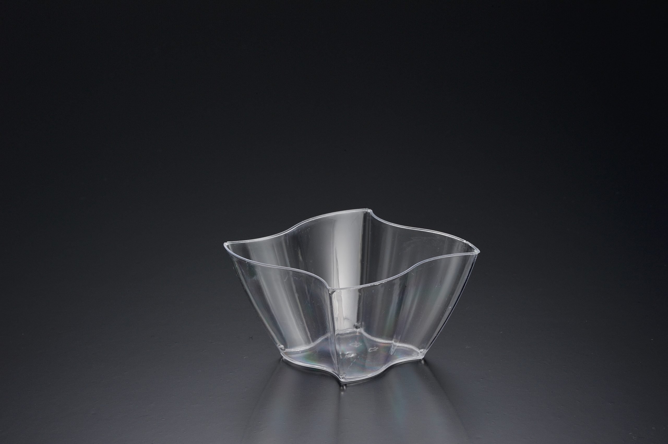 72mm x 72mm x 48mm Mini Dish Wave Bowl