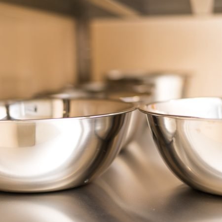 Stainless Steel Detailed Trays And Bowls