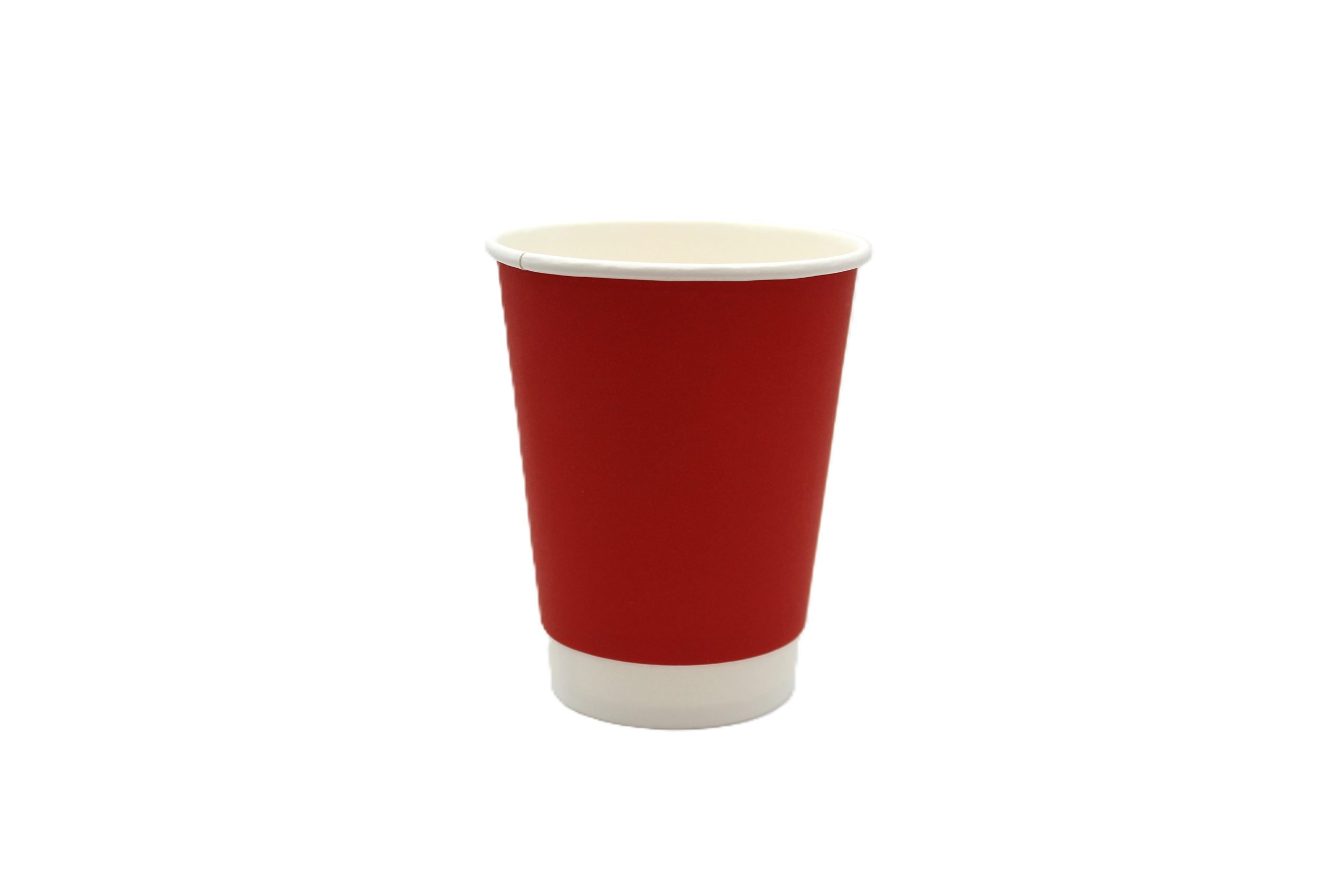 8oz (250mL) FSC Double Wall Paper Cup Red