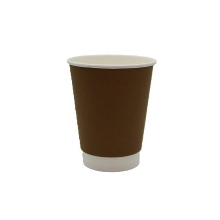 12oz (350mL) FSC Double Wall Paper Cup Brown
