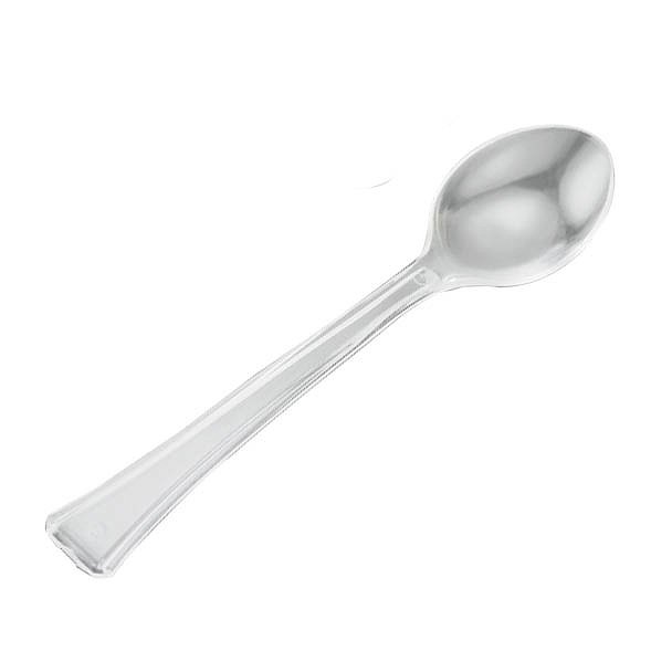 Clear Mini Spoon Pk40