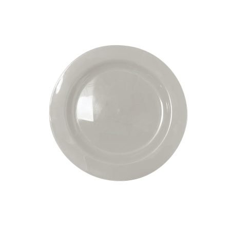 180mm Reusable Snack Plate Cool Grey Pk10