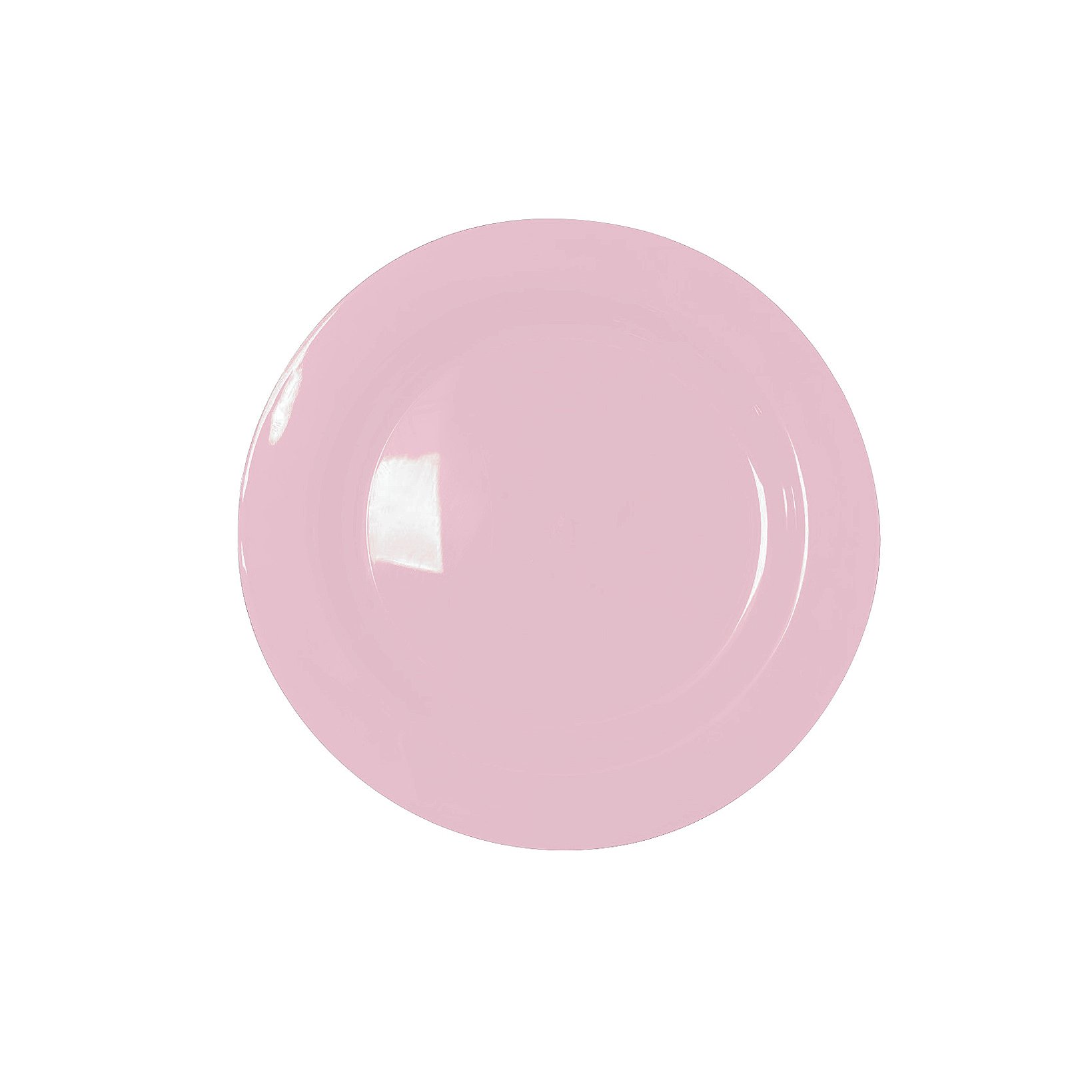 180mm Reusable Snack Plate Pastel Pink Pk10