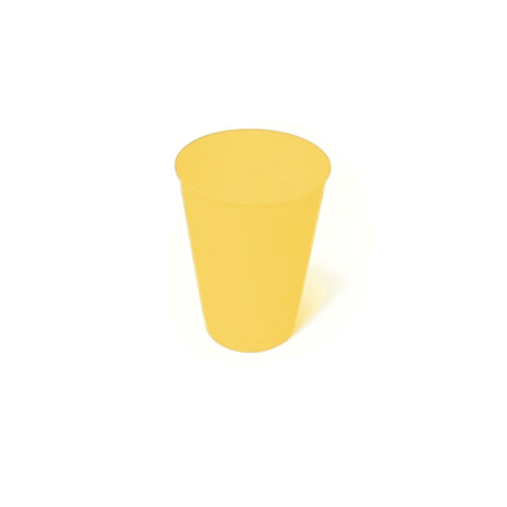 380ml Reusable Tumbler Pastel Yellow Pk10