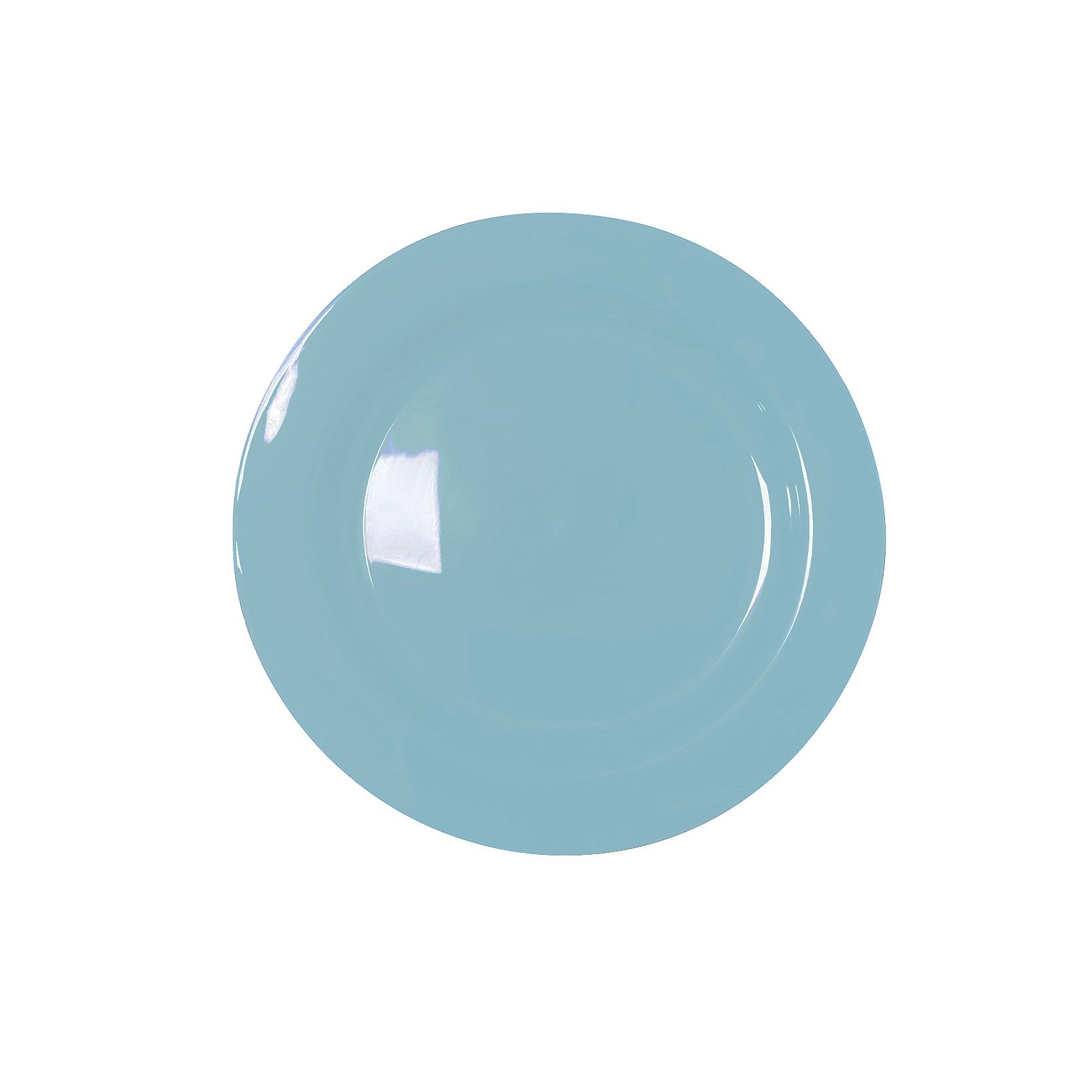 180mm Reusable Snack Plate Turquoise Pk10