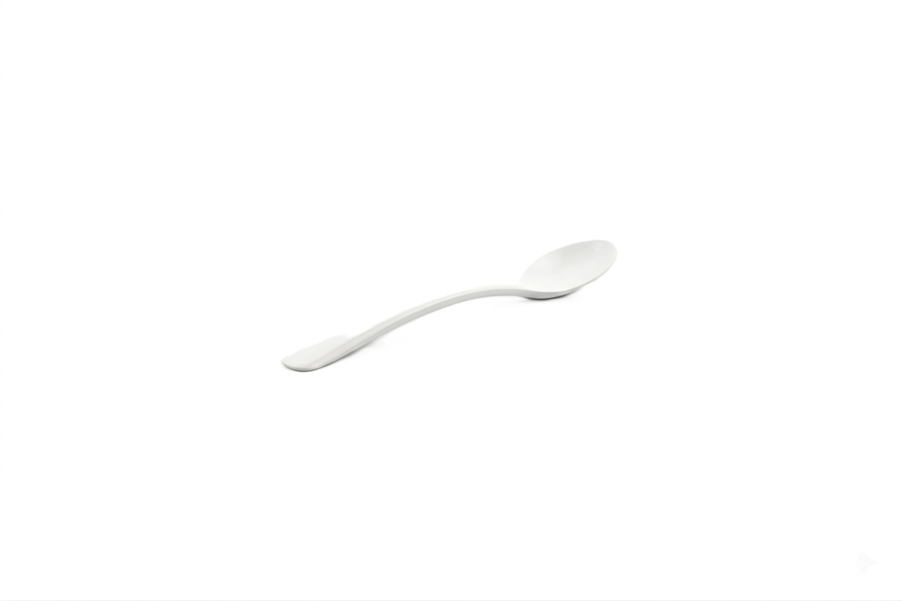 Flared Premium Teaspoon White Pk50