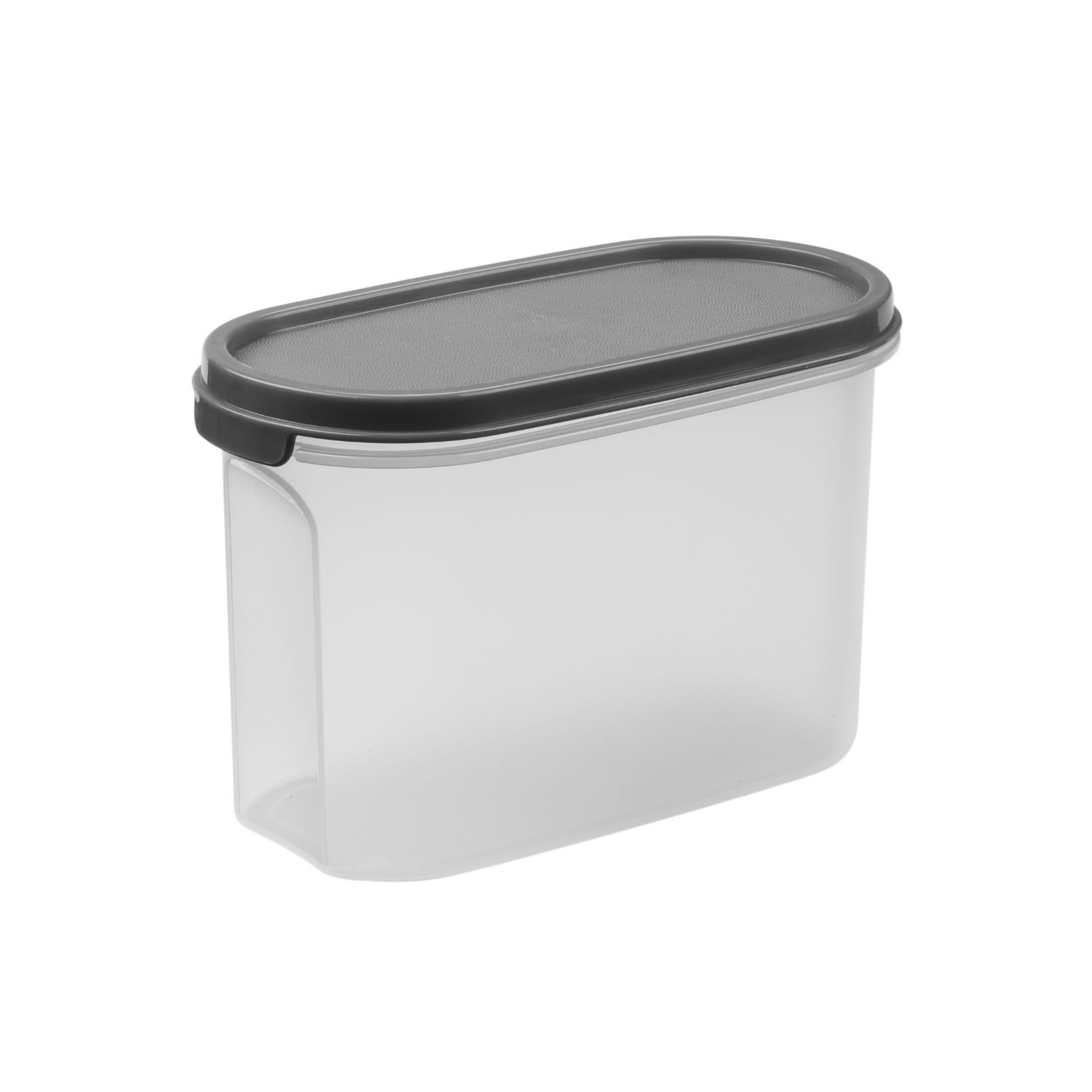 1.1L Dry Food Container w/Black Lid Pk1
