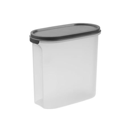 1.7L Dry Food Container w/Black Lid Pk1