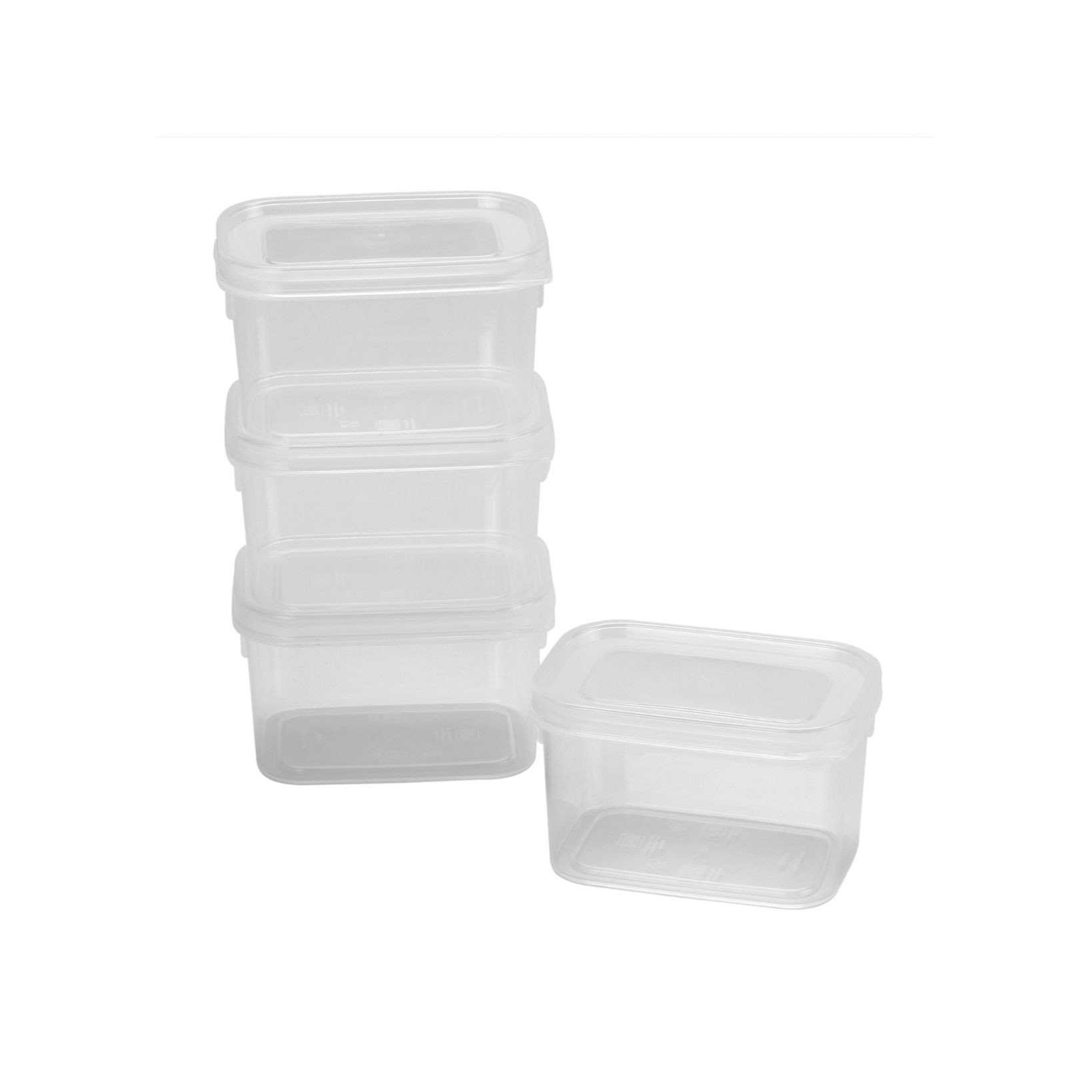 250ml Clear Storage Container Pk4