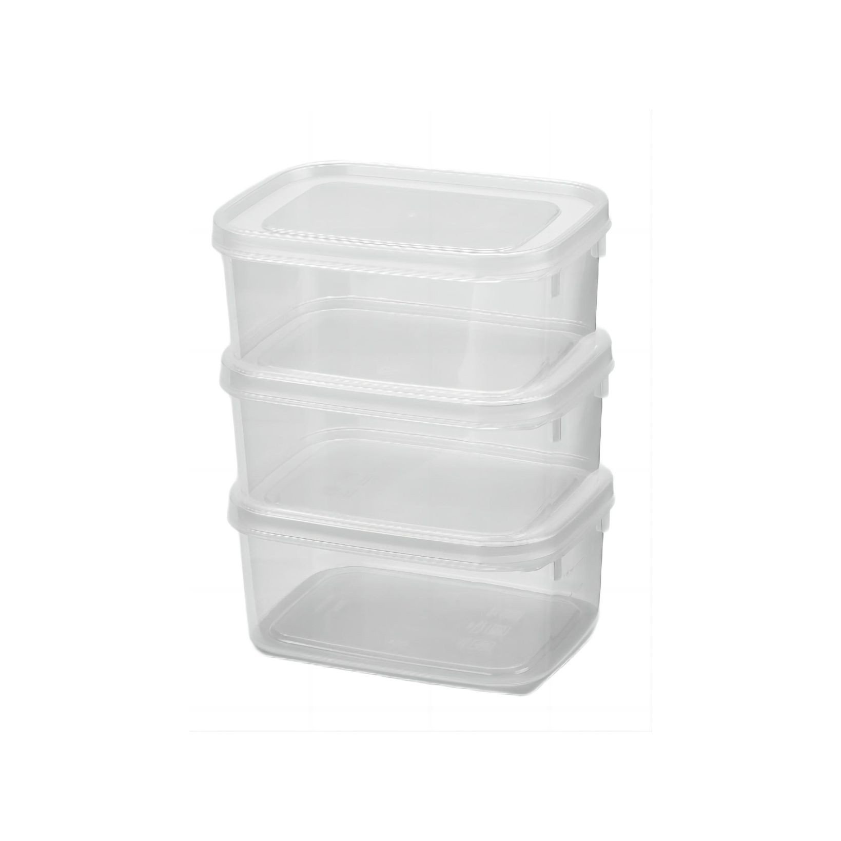 500mL Clear Storage Container Pk3