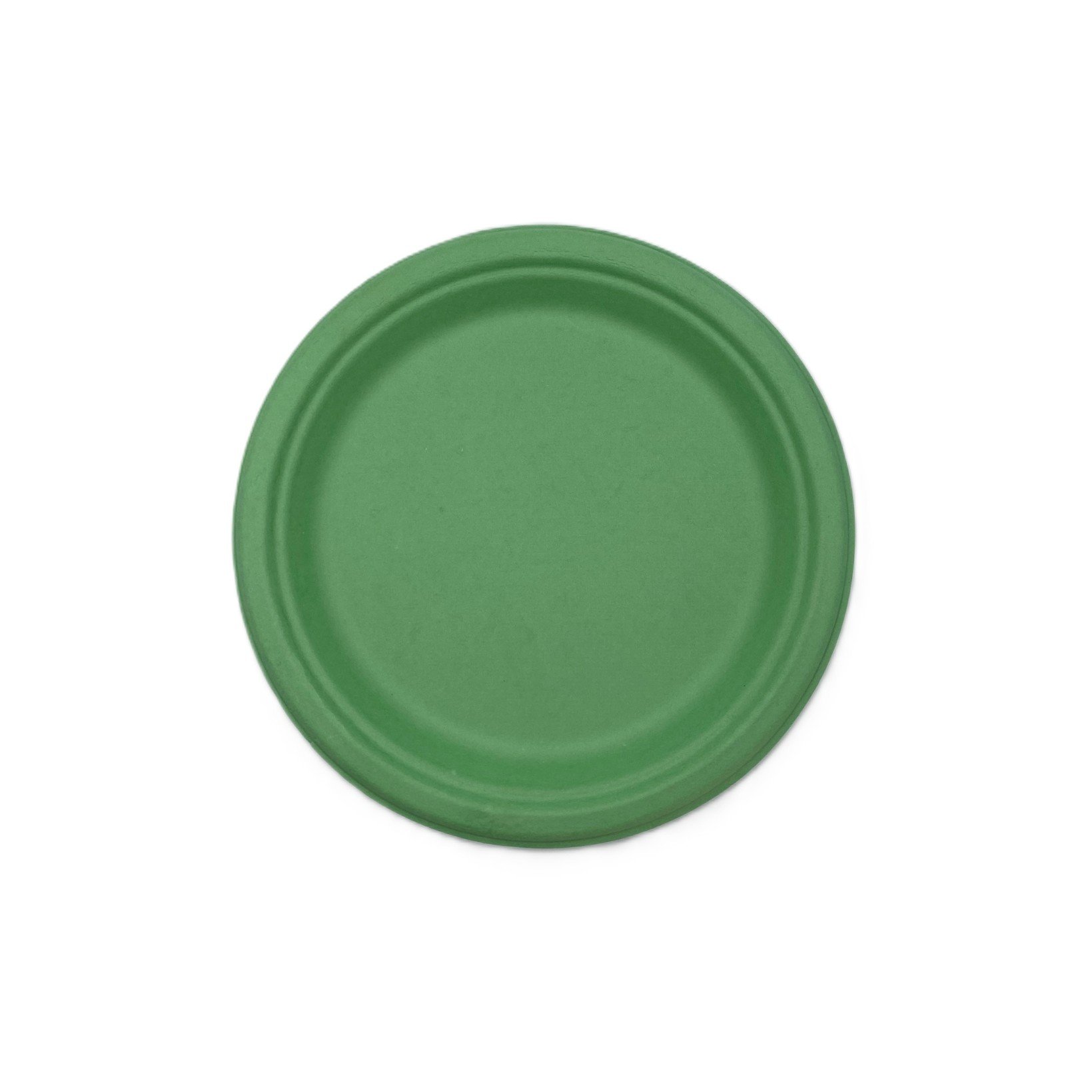 225mm Sugar Cane Plate Pastel Green Pk25