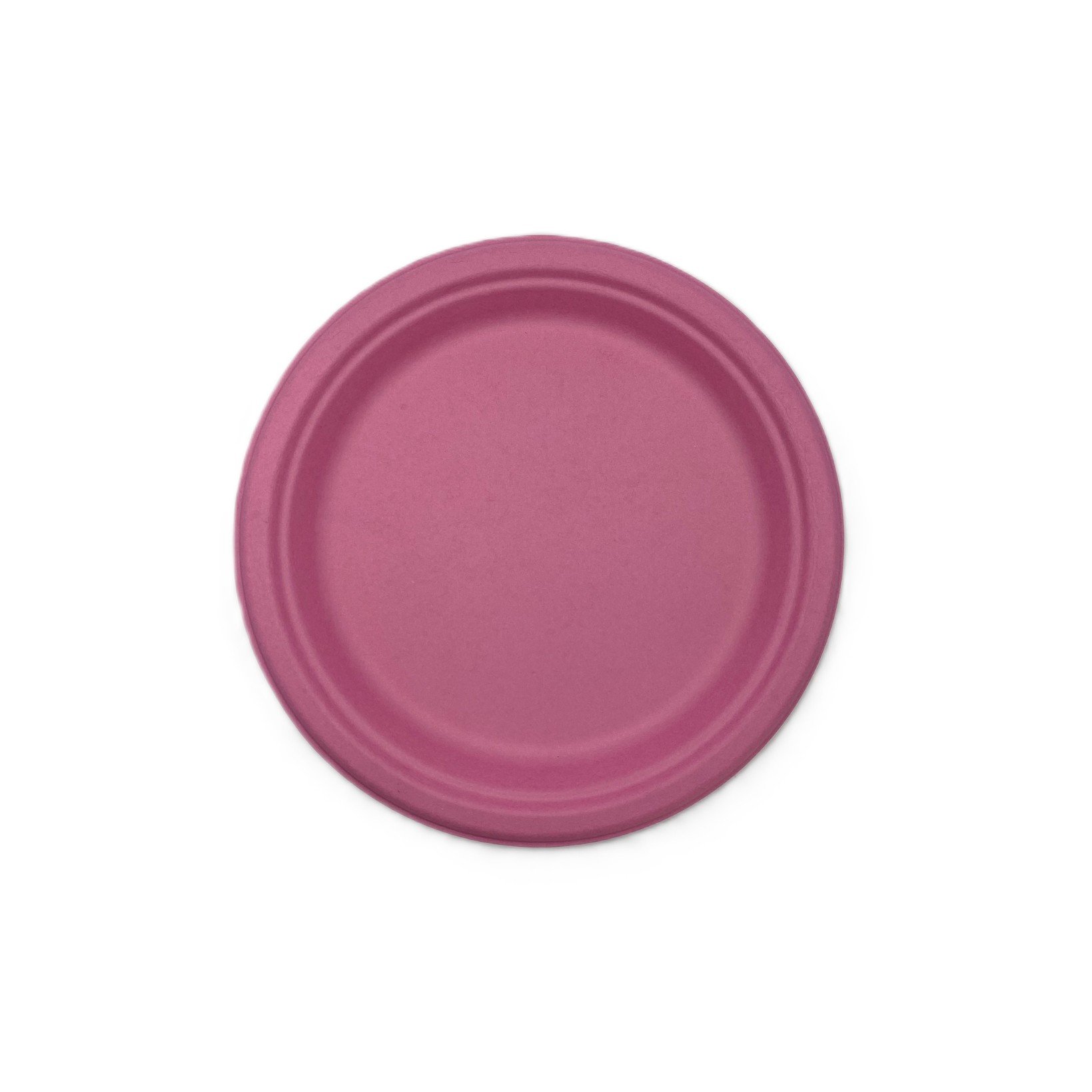 225mm Sugar Cane Plate Pastel Pink Pk25