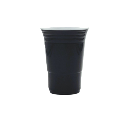450mL American Cup Black Pk50