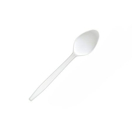 Reusable White Heavy Duty Spoon Pk20
