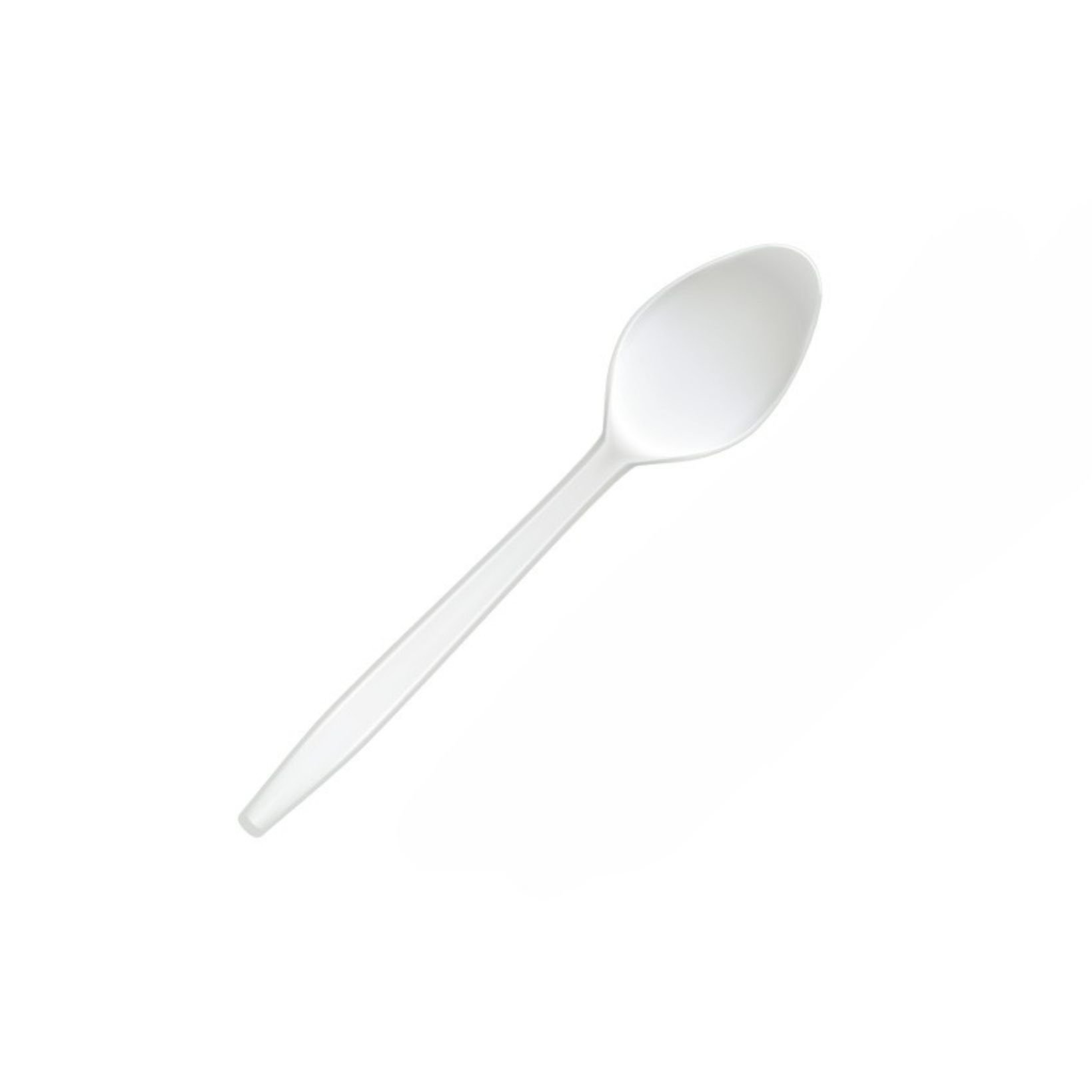 Reusable White Heavy Duty Spoon Pk20
