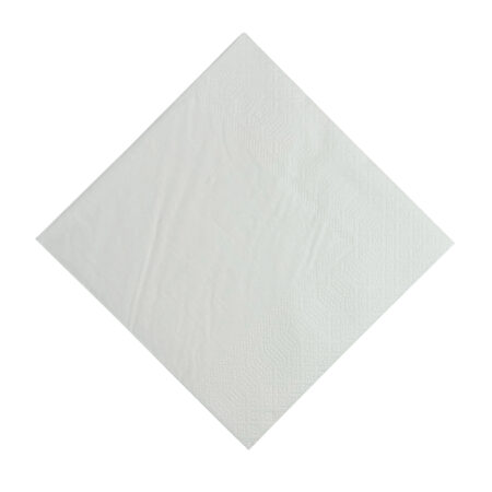 FSC 400mm x 400mm White 2ply Dinner Napkins Pk50