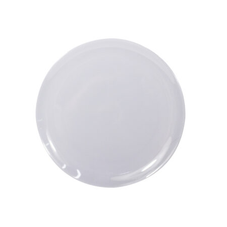 200mm White Melamine Snack Plate Pk1