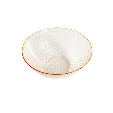 148mm x 68mm Heavy Duty Gold Bowl With Gold Rim Pk10