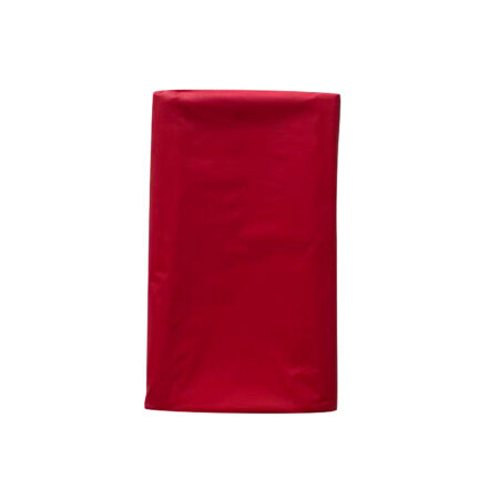1370mm x 2740mm Plastic Table Cover Red Pk1