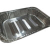 Rectangular Foil Tray Pk3. Dimensions are 455mm x 340mm x 75mm.