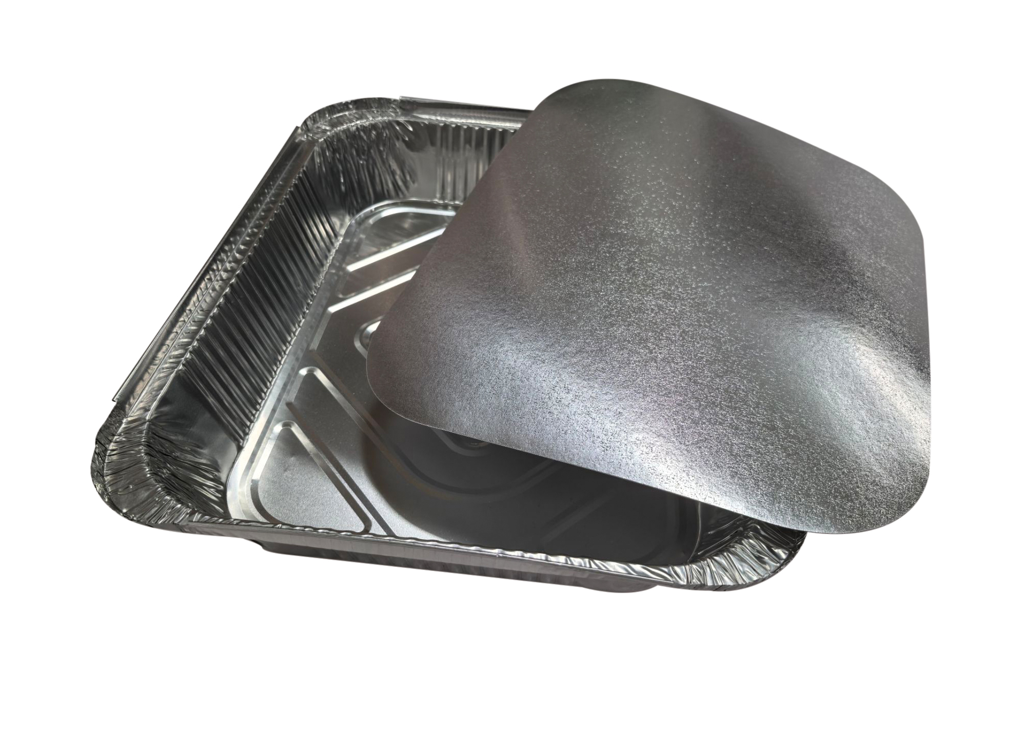 320mm x 250mm x 60mm Rectangular Foil Tray with Paper Lid Pk4