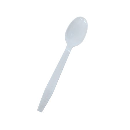 Reusable Heavy Duty Spoon White Pk20