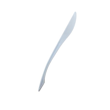 Reusable Flared Knife White Pk20