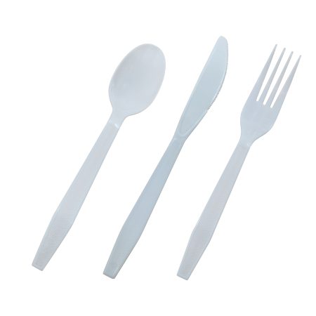 Reusable Mixed Cutlery White Pk24