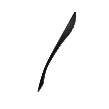 Reusable Flared Knife Black Pk20