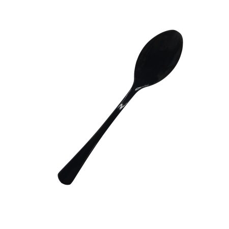 Reusable Flared Spoon Black Pk20