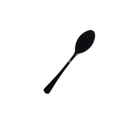 Reusable Flared Teaspoon Black Pk20